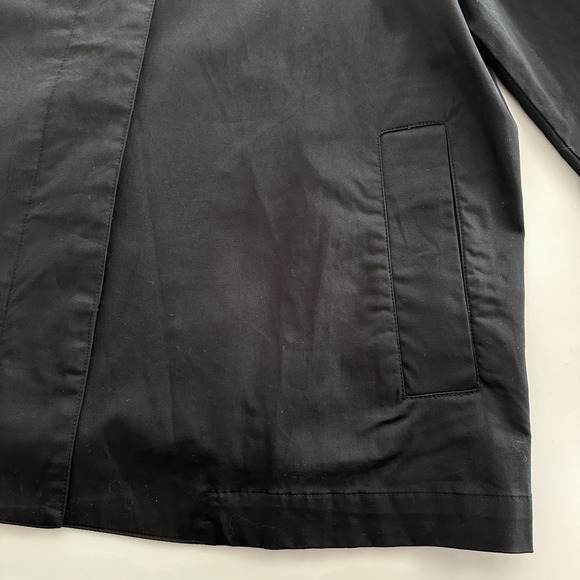 Norma Kamali Jacket 12 Black A-Line Swing Glam Mod Versatile Retro Lightweight - Picture 3 of 13